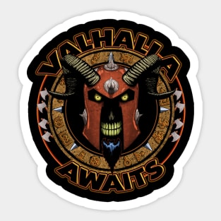 Valhalla Awaits Sticker